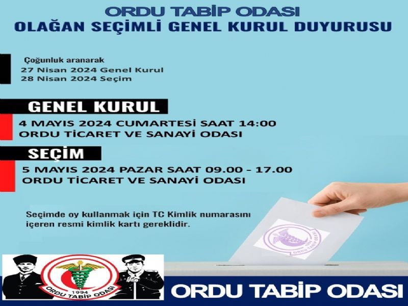 SEÇİMLİ GENEL KURUL ÇAĞRI İLANI